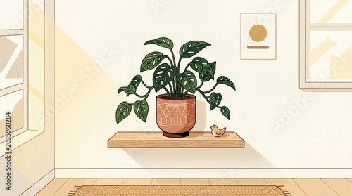 plant in a vase