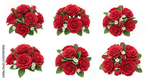 red roses floral arrangements on a white backdrop romantic celebrations events or design projects
