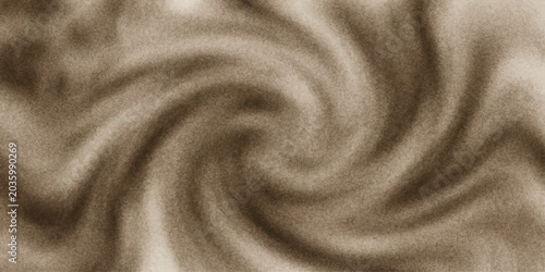 Quadro su tela An abstract sepia-toned swirl of sand evokes a sense of natural movement and texture, suggesting a desert landscape or granular flow