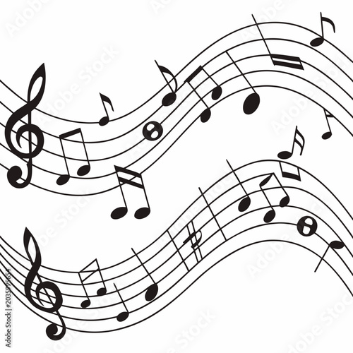 Foto music notes