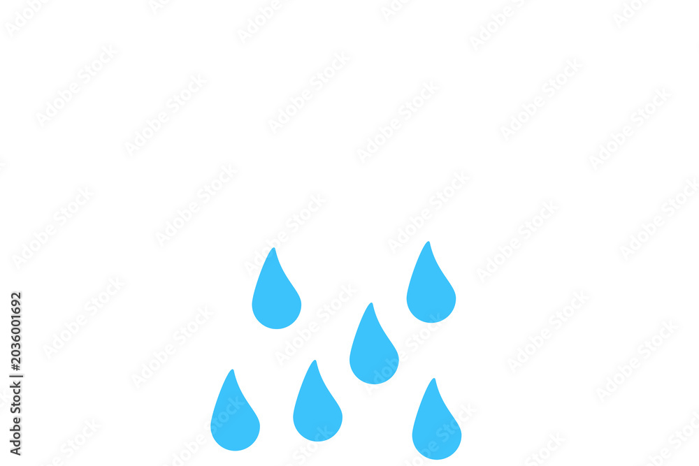 Obraz premium Rain Cloud Icon Transparent Background