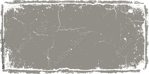 Quadro su tela Distressed grunge texture overlay with worn edges and subtle noise effect distre