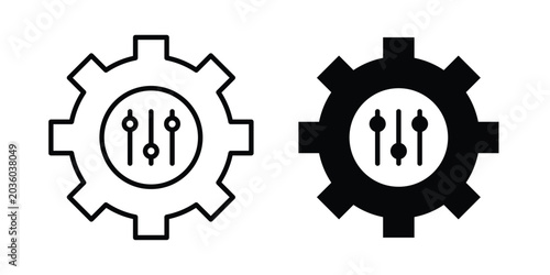 Photos Mass customization icon for Graphic Design Projects. EPS10