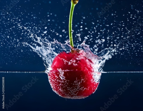 cherry in water