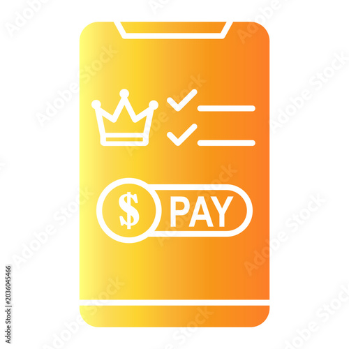 Фотография recurring payment Gradient icon