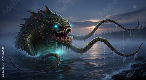 Sea Monster Emerges.