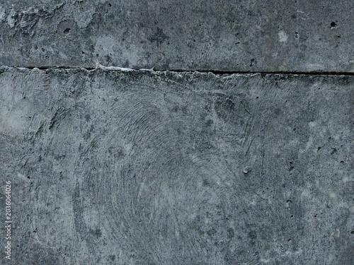 Textured Grey Concrete Wall Surface with Join Line