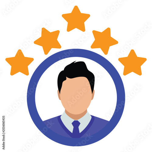 Tablou pe pânză Expertise icon vector illustration representing professional skills knowledge an