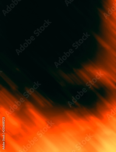 Soft Orange Light Leak Background with Dark Cinematic Gradient