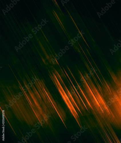 Abstract Orange Diagonal Streak Texture with Dark Grunge Background