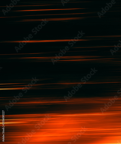 Blurred Orange Film Burn Overlay Texture with Glowing Light Leak Effect