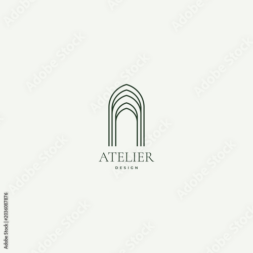 Luxury Minimal Architecture Logo Design
