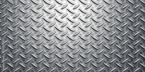 Photos A seamless metallic industrial floor pattern features a hard gray aluminum diamo