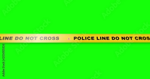 Police line do not cross tape.