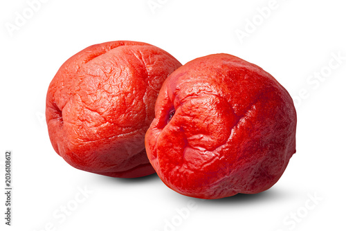 Schilderij op canvas 梅干し / Japanese pickled plums