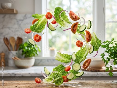 fresh vegetables on the table
