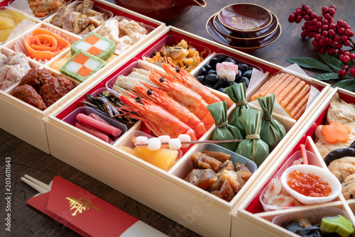 おせち料理　日本のお正月料理