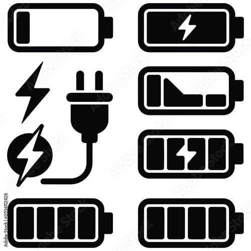 Set of Web and Mobile Icons Vector Illustration
