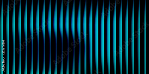 Photography Abstract vibrant blue vertical luminous lines creating a mesmerizing dark backgr