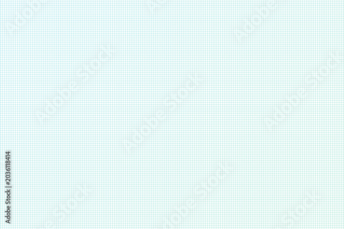Obraz na plátne Teal grid pattern background, seamless graph paper vector texture with green squ