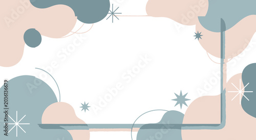 Geometric shapes abstract design.