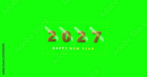 2027 Happy New Year Celebration.