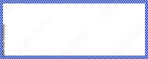 Quadro su tela blue stripes on white background