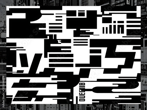 black and white qr code