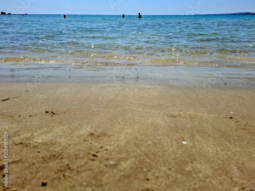 beach in the morning