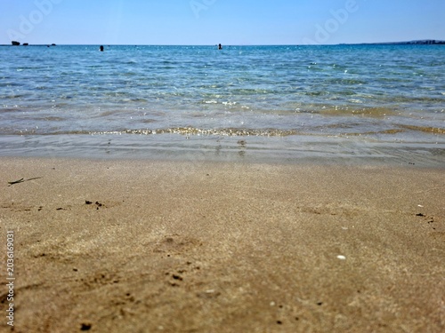 beach in the morning