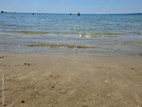 beach in the morning