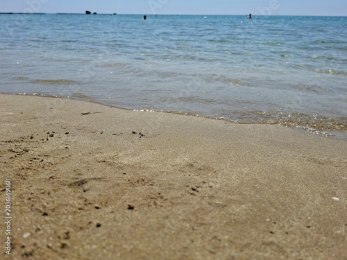 beach in the morning