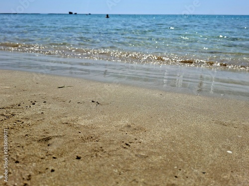 beach in the morning