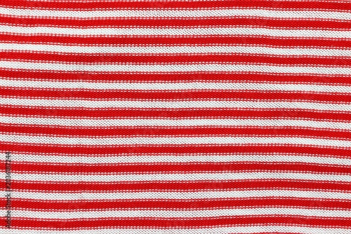 Red and white striped sweater pattern background