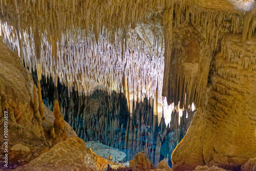 Drach Caves, Majorca Spain - Underground Stalactite and Stalagmite Formation