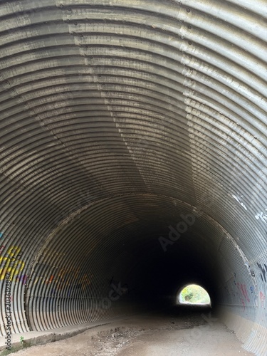underground parking garage