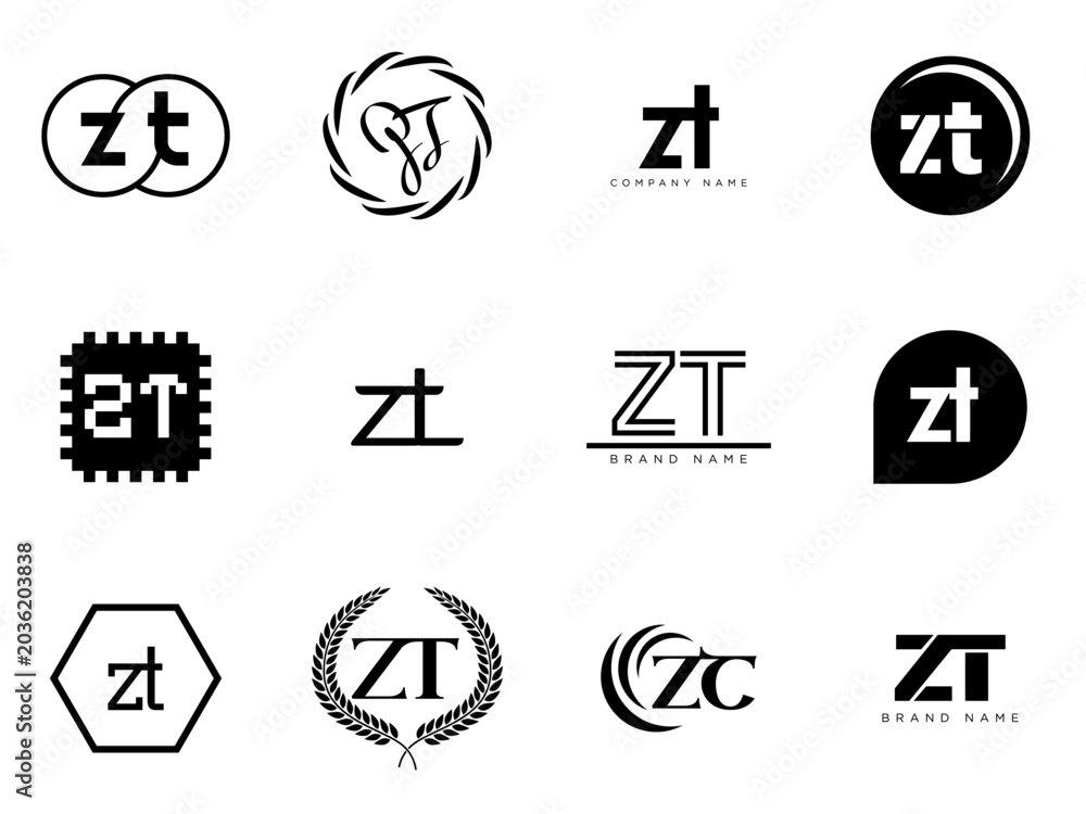 Foto ZT logo company template