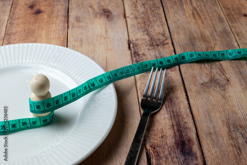 Weight Loss Diet Concept Background