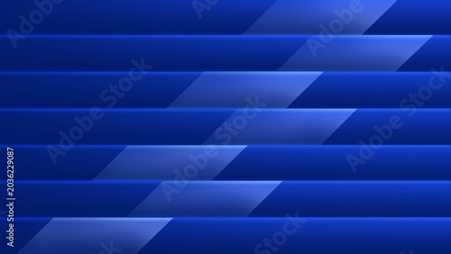 Abstract Blue Geometric Squares Background with Modern Digital Pattern