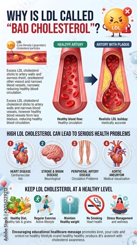 Health Problem Bad Cholesterol Risk Disease