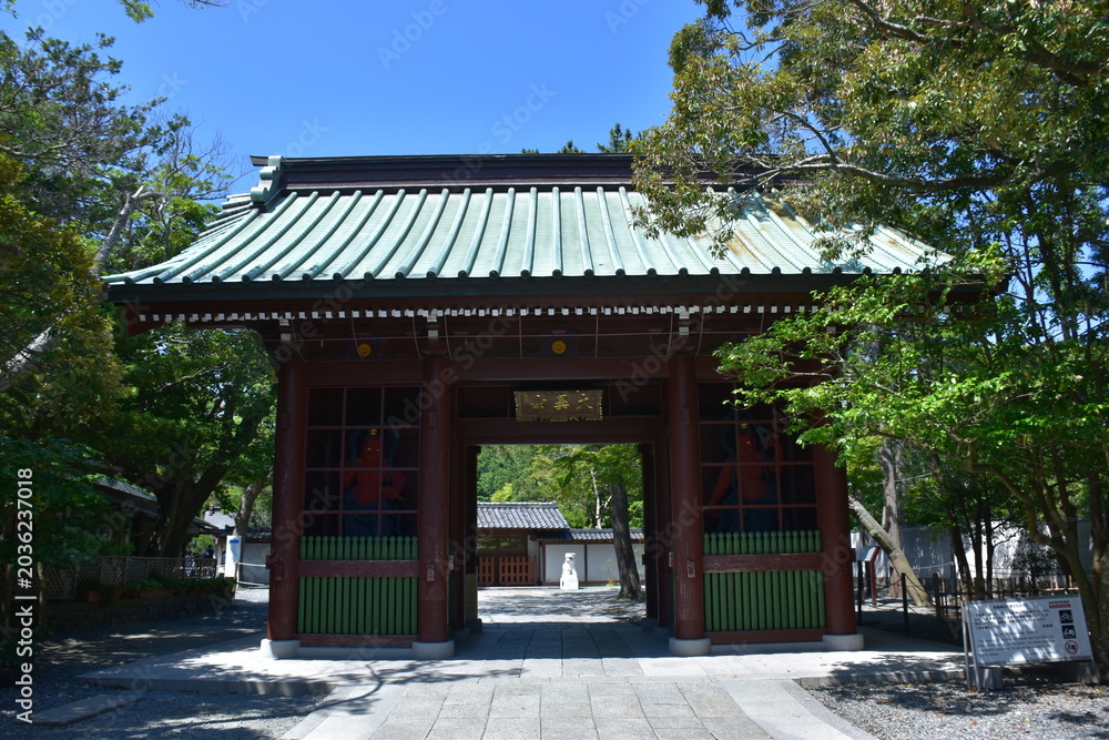 Naklejka premium 神奈川県 鎌倉の高徳院(鎌倉大仏/鎌倉大仏殿高徳院)