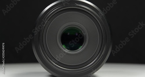 Black macro lens for the Micro Four Thirds system
