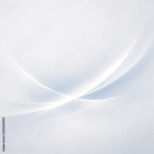 Abstract White Blue Flowing Light Wave Background with Soft Luxury Gradient