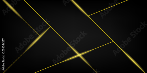 Dark black and Gold mosaic background. Modern dark abstract vector texture