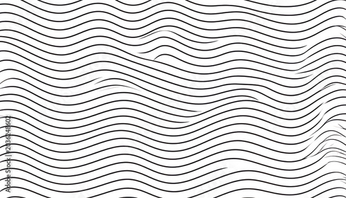 abstract wavy lines pattern, black and white, thin stripes, textured background, graphic element