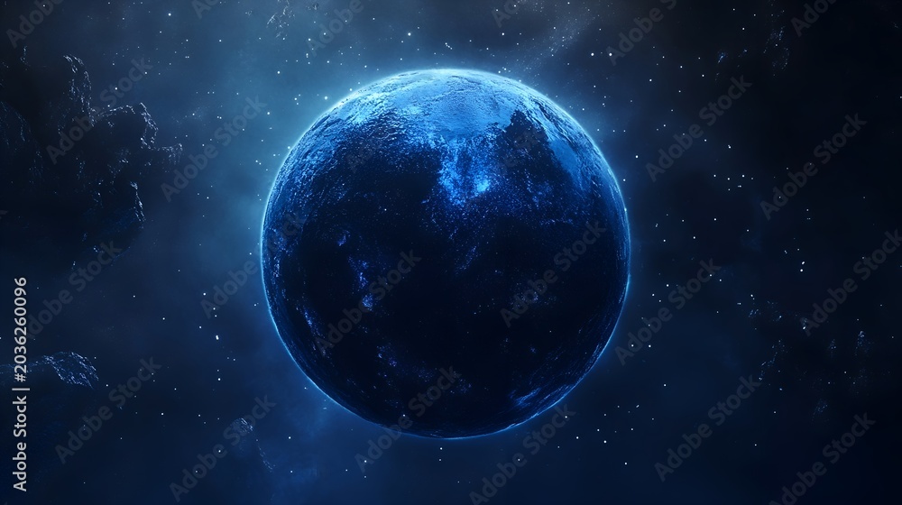 Obraz premium earth and moon