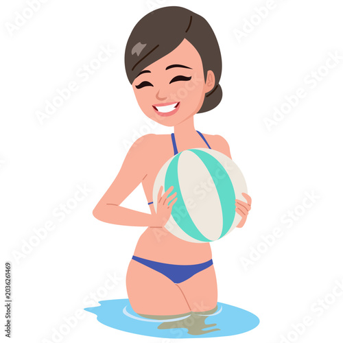 Vector cartoon illustration...
