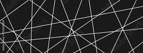 Fotografie Line geometric random with pattern abstract chaotic and straight texture mess