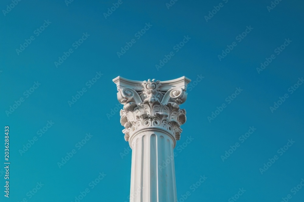 Naklejka premium Antique pillar architecture column.