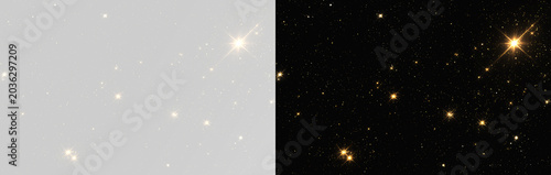 Konstfotografi Futuristic star background in dark space for sci-fi art, high-tech engineering c